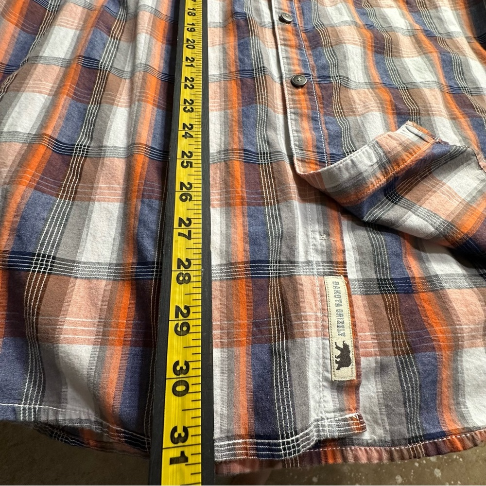 Dakota Grizzly Casual Men's Short Sleeve Button-up Plaid Shirt XXL - Picture 7 of 10
